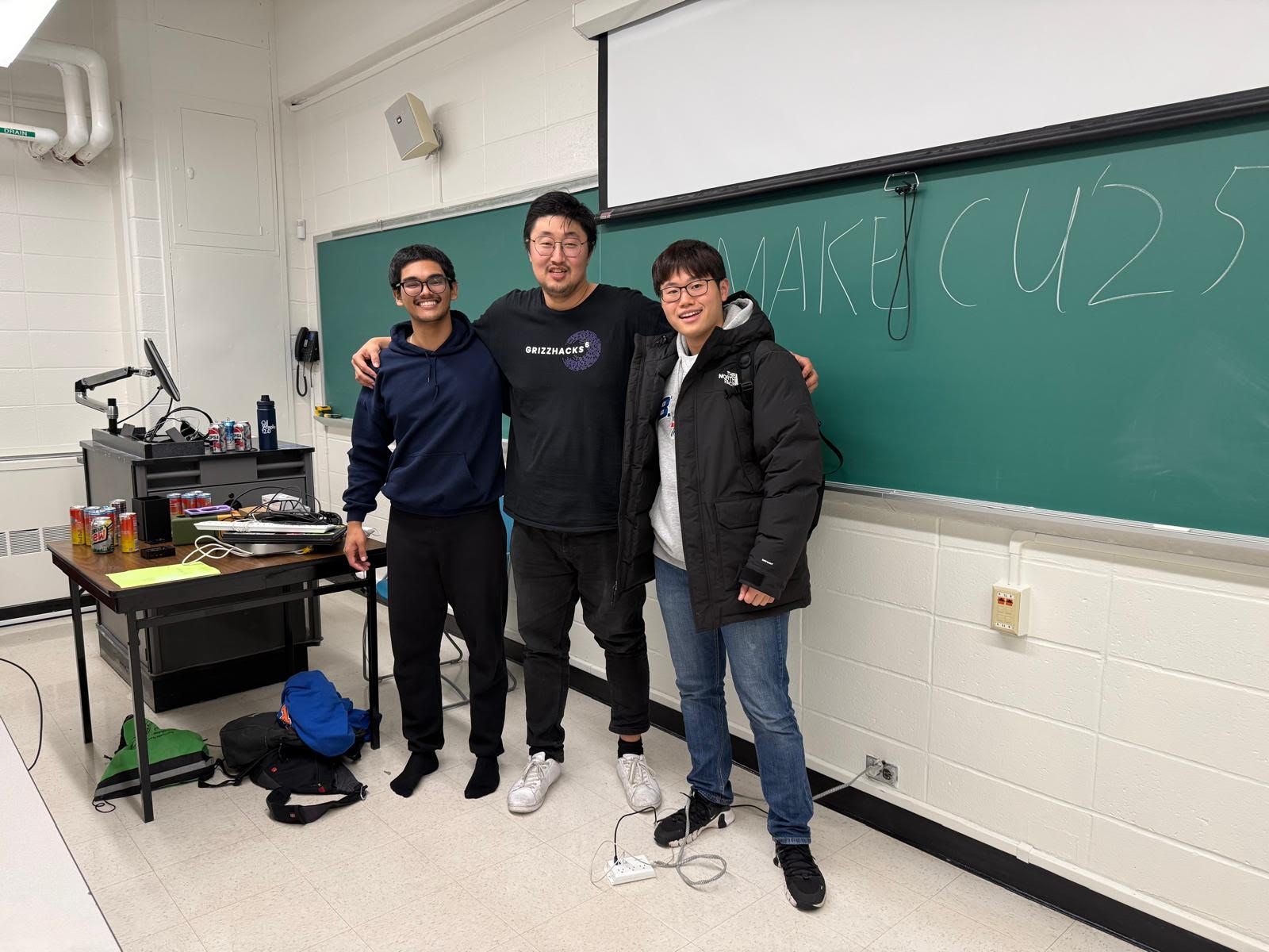 MakeCU 2025 winner with Smart Cane